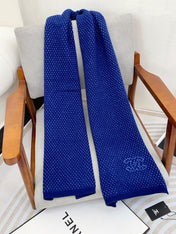 SCARF 180 CM IN AZURE BLUE CASHMERE  394593