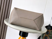 LOEWE 25S PUZZLE FOLD BAG 31 IN TAUPE NAPPA COWHIDE LEATHER