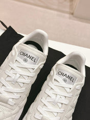 SNEAKERS IN GLOSSY WHITE LAMBSKIN