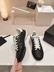 SNEAKERS IN GLOSSY BLACK LAMBSKIN