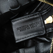 BV MINI LOOP 17CM BLACK CALFSKIN