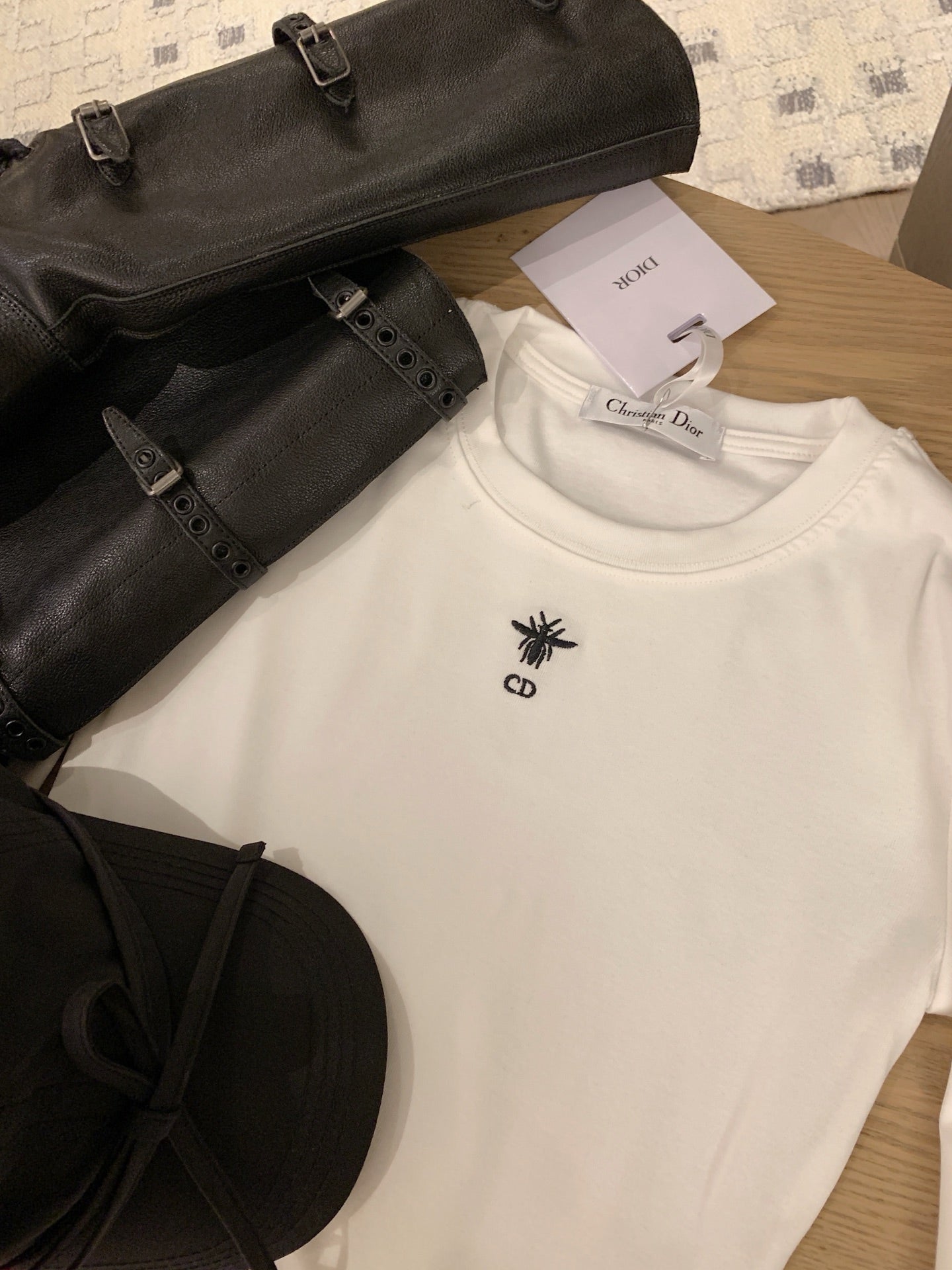 DIOR 25S LONG-SLEEVE PEPLUM T-SHIRT STYLE 185