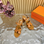 JAZZ 90 SANDAL IN BRONZE BROWN CALFSKIN