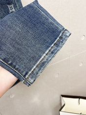 LV BLUE MONOGRAM DENIM JEAN 239498