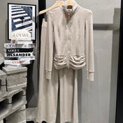 ALO 26S ZIP-UP JACKET & WIDE-LEG PANTS SET 281