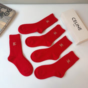 CELINE 26S CREW SOCKS 157932 (1 BOX)