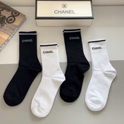 CHANEL 26S CREW SOCKS 398711 (1 BOX)