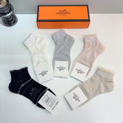 HERMES 26S ANKLE SOCKS 335593 (1 BOX)