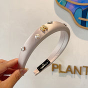 CHANEL 26S HEADBAND IN LIGHT PINK FABRIC 505240