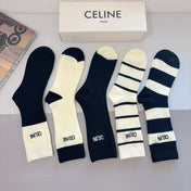 CELINE 26S CREW SOCKS 405347 (1 BOX)