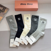 MIUMIU 26S CREW SOCKS 407141 (1 BOX)