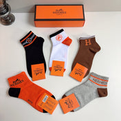 HERMES 26S ANKLE SOCKS 410377 (1 BOX)