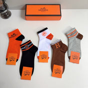 HERMES 26S ANKLE SOCKS 410377 (1 BOX)