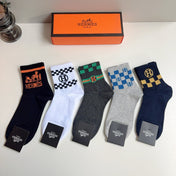 HERMES 26S ANKLE SOCKS 403599 (1 BOX)