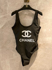 CC BIKINI SWIMSUIT SET IN BLACK 109092