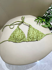 FENDI BIKINI 25S TWO PIECE IN GREEN 742660