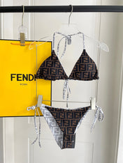 FENDI BIKINI 25S TWO PIECE IN GRAY 742663