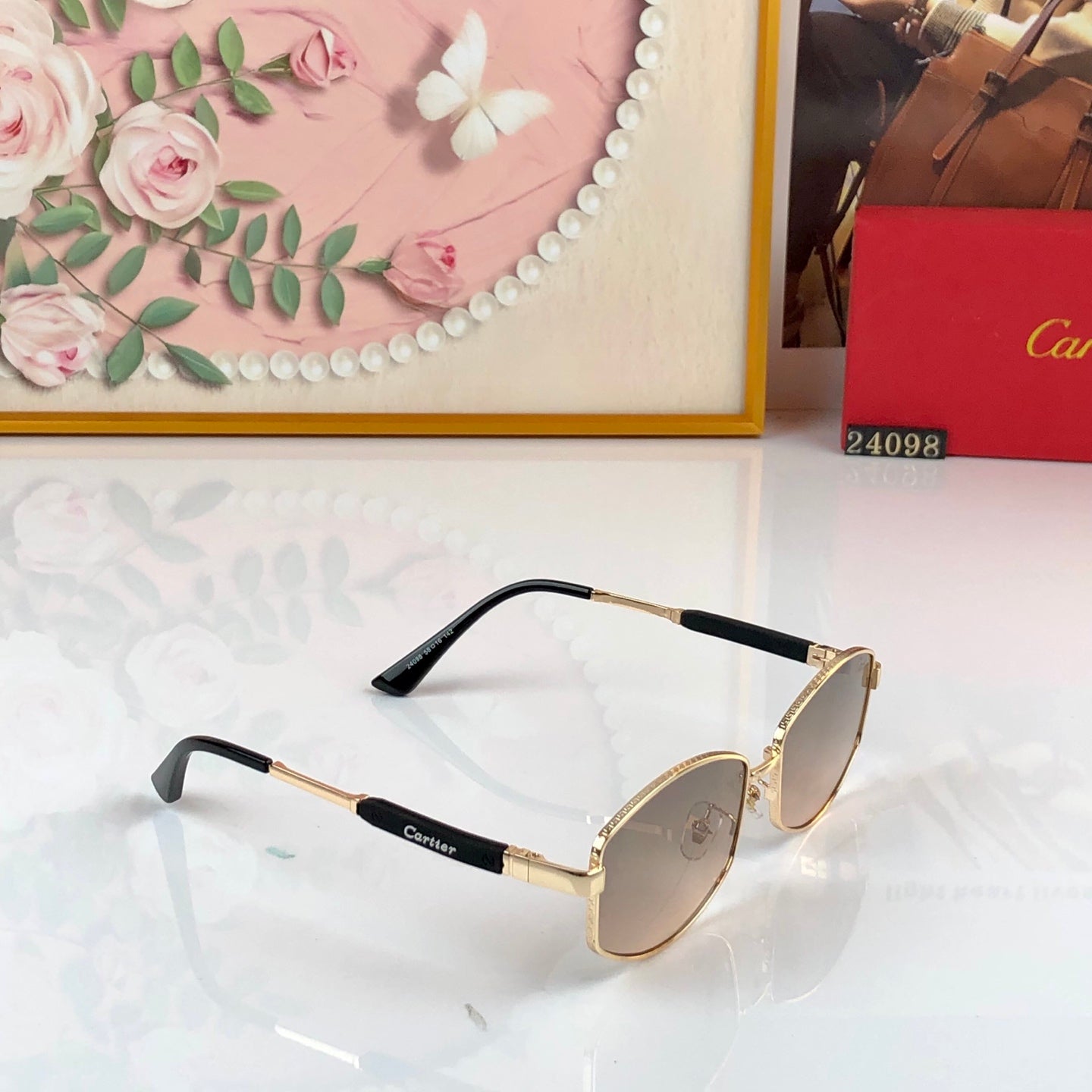 CARTIER 26S THIN METAL FRAME IN METAL 436066