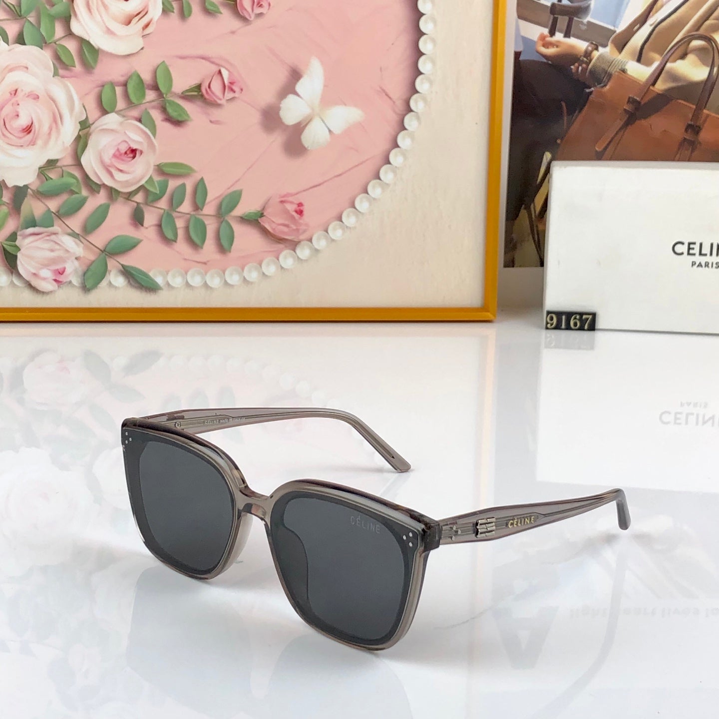 CELINE 26S SQUARE FRAME IN ACETATE 426530