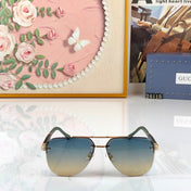 GUCCI 26S AVIATOR FRAME IN METAL 426532