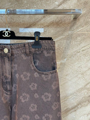 CHANEL 25S RETRO FLORAL JEANS 316