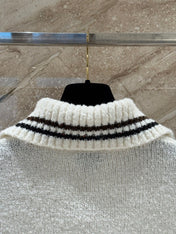 CHANEL 25S CASHMERE HALF-ZIP T-SHIRT 318