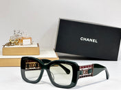 SQUARE SUNGLASSES CH5537Q IN ACETATE CHAIN METAL