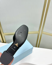 PRA MARY JANE PUMPS BLACK CALFSKIN