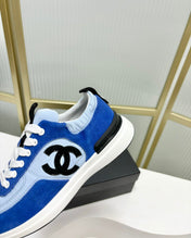 SNEAKER IN SKY MIX COBALT BLUE SUEDE