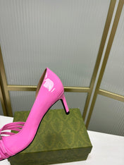 HIGH PUMP 6 CM IN FUSCIA PINK CALFSKIN