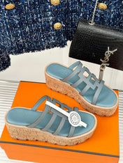 ISABELLA SANDAL SKY CALFSKIN