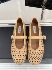 MARY JANE IN SEPIA TAN CALFSKIN
