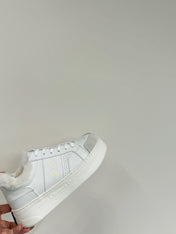STAR SNEAKER WHITE CALFSKIN AND SUEDE CALFSKIN WITH SHEARLING LINING