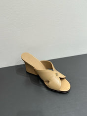 LP HIGH HEELS 25S IN WARM BEIGE LAMBSKIN
