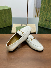 GG JORDAAN LOAFER GLOSSY WHITE LAMBSKIN