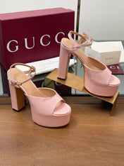 HIGH HEEL SANDALS 13 CM IN LIGHT PINK LAMBSKIN