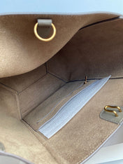 SANGLE SEAU BUCKET 33 BAG PEANUT BROWN CALFSKIN