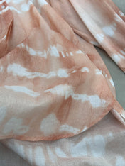 HIGH WAISTED TIE DYE SKIRT 25S IN COTTON 266215