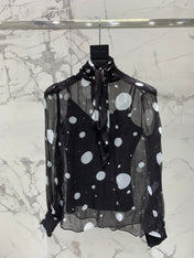 YSL 25S POLKA DOT SHIRT STYLE 212