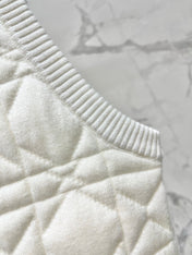 DIOR 26S DIAMOND-PATTERN KNIT VEST 947