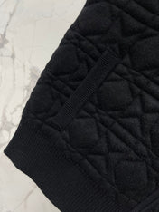 DIOR 26S DIAMOND-PATTERN KNIT VEST 946