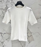 DIOR 26S SHORT-SLEEVE KNIT T-SHIRT 907