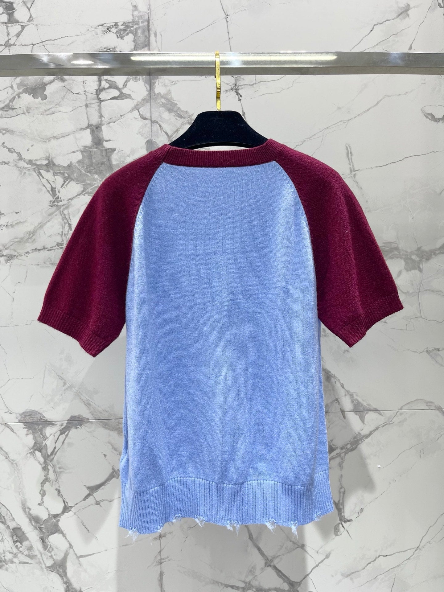 CHANEL 26S SHORT-SLEEVE KNIT TOP 958