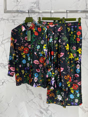 GUCCI 26S WIDE-LEG PRINTED PANTS 77