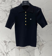 CELINE 26S SHORT SLEEVE KNIT SHIRT 304