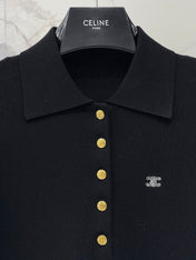 CELINE 26S SHORT SLEEVE KNIT SHIRT 304