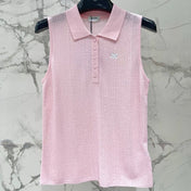 CELINE 26S KNIT POLO TANK TOP 296