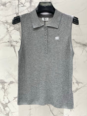 CELINE 26S KNIT POLO TANK TOP 297