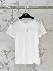 CHANEL 26S SHORT-SLEEVE KNIT TOP 1320