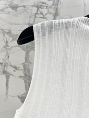 CHANEL 26S SLEEVELESS KNIT TOP 1318